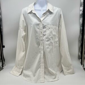 Abercrombie & Fitch White Button Down Shirt
